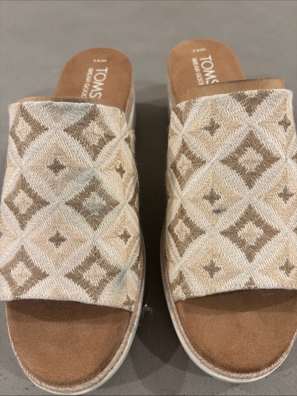 TOMS Womens Margot Mule Espadrille Casual Sandals - Picture 3 of 7